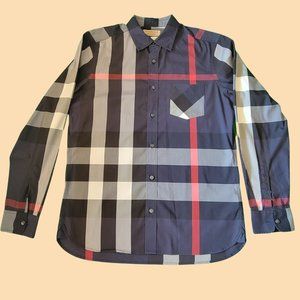 Burberry London Thornaby Slim Fit Plaid Sportshirt In Multicoloured House Check